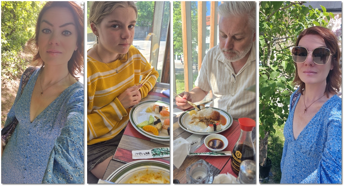 Mors dag i Norberg på Elsas Konditori